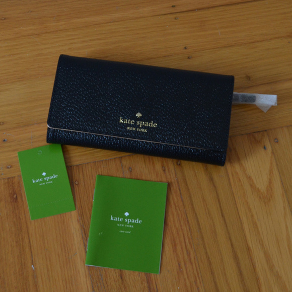 KATE SPADE Black Leather Crossbody Bag + Wallet - Picture 8 of 14